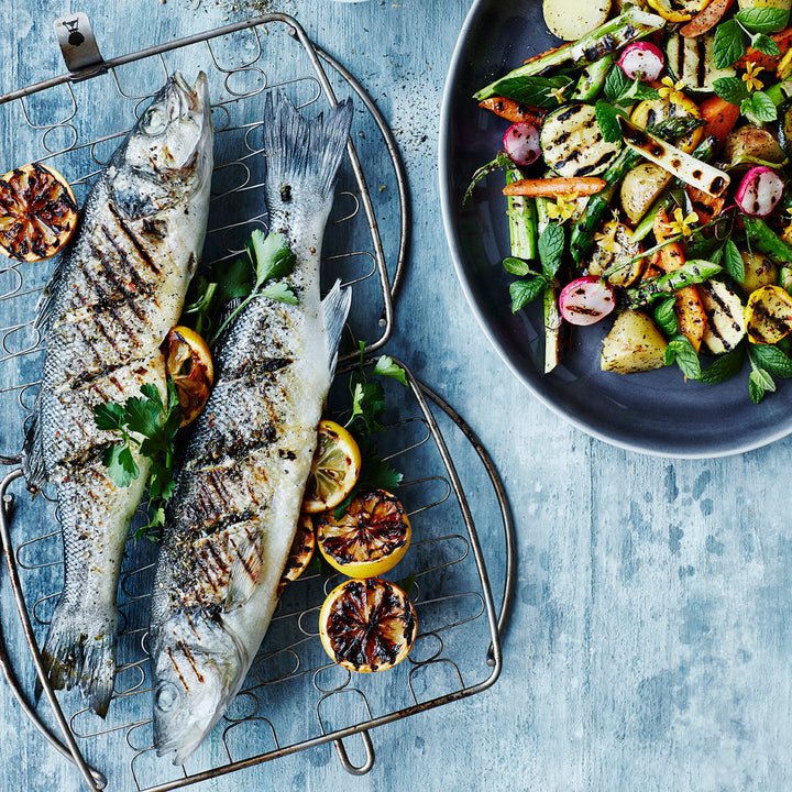 Grillet fisk med urter og Mermaid’s Bite