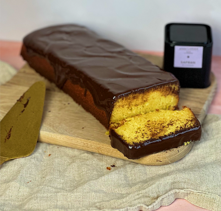 Mandelkage med Safran og appelsin