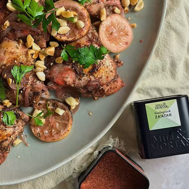 Ovnstegt kylling med Za’atar og Sumak