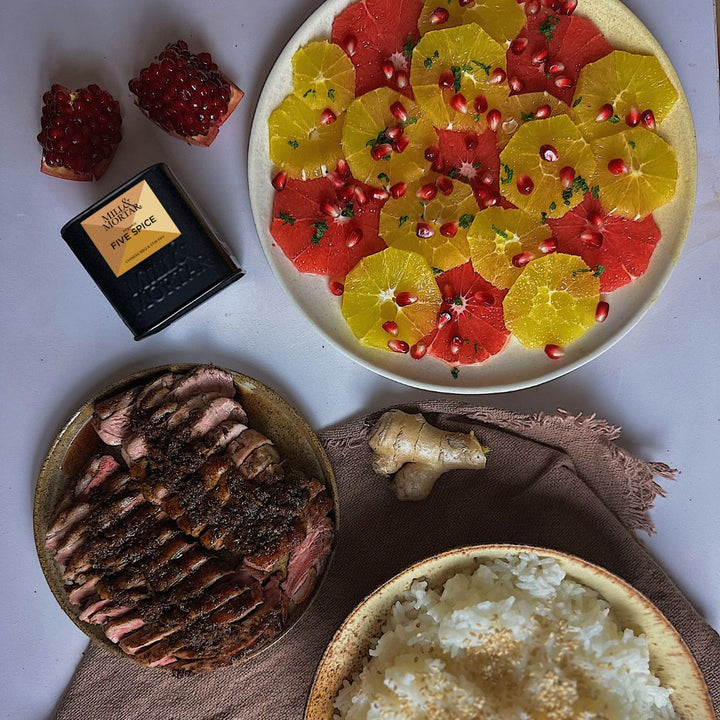 Andebryst med Five Spice glaze