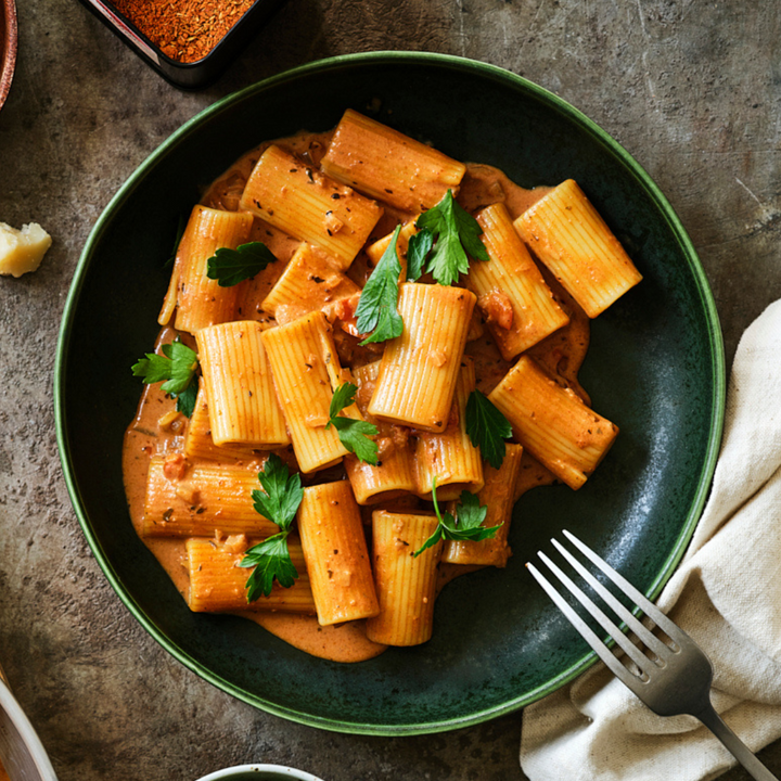 One pan cremet Cajun pasta