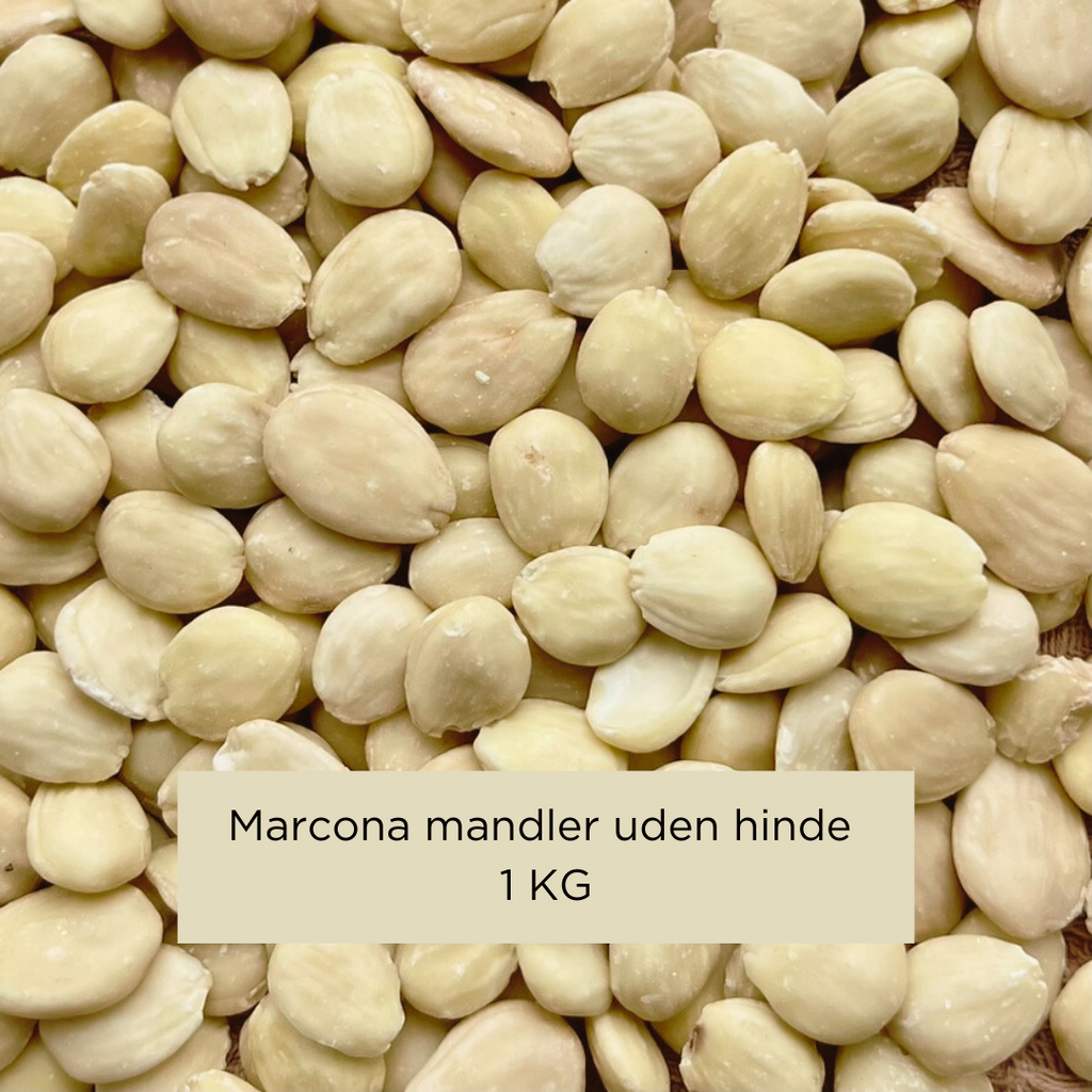 Marcona Mandler, smuttede - 1 kg. ØKO