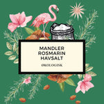 Mandler med rosmarin og havsalt, 100 g ØKO