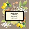 Mandler - citron og havsalt, 100 g ØKO